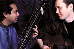 Band Photo of Pandit Habib Khan and Matthew Montfort