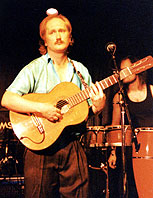 Photo of Matthew Montfort performing with Ancient Future at Yoshi's, 2-11-90